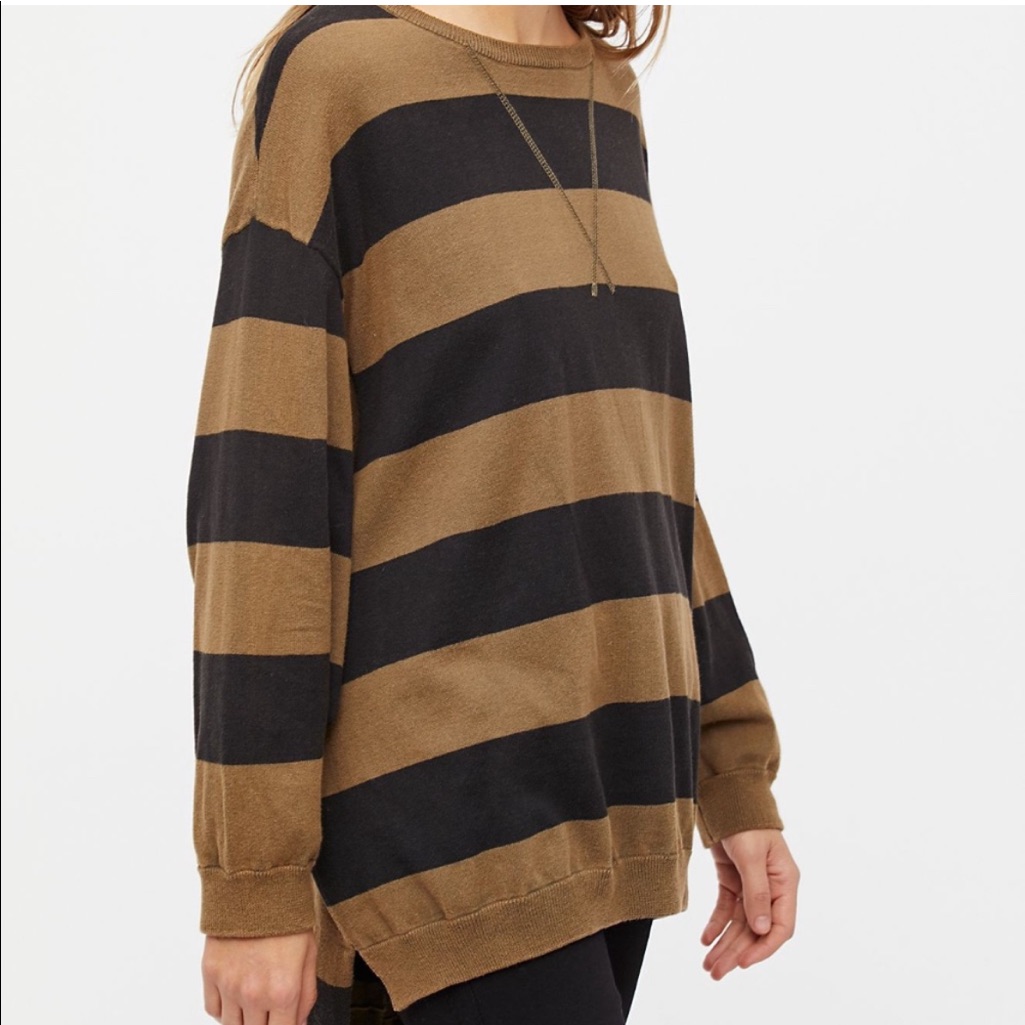 Free People Surfin On Your Stripe Stripe Sweater
